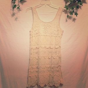 Cotton lace dress.